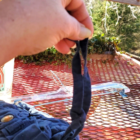 💥SOLD💥Ralph Lauren Linen&Silk Navy Blue Cargo Shorts - Picture 15 of 15